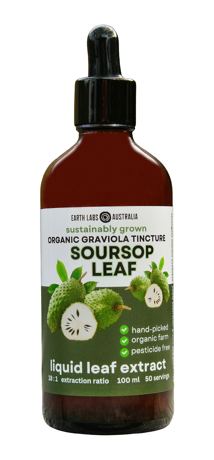 1 Bottle Soursop Leaf Herbal Tincture 100 ml