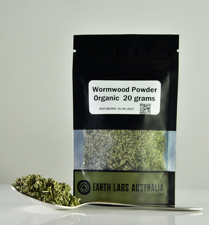 5 Bags Wormwood Powder: 20 grams Artemisia Absinthium (Wholesale)